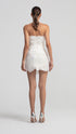 Hidden Lace Strapless Mini Dress